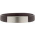 Silikoniranneke Platty wristband, musta liikelahja logopainatuksella