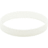 Silikoniranneke Wristy silicone wristband, valkoinen liikelahja logopainatuksella