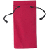 Silmälasikotelo Milla pouch, musta, punainen liikelahja logopainatuksella