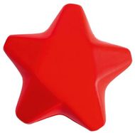 Stressinpoisto Ease antistress star, punainen liikelahja logopainatuksella