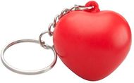 Stressinpoisto Silene antistress ball with keyring, punainen liikelahja logopainatuksella