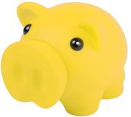 Säästöpossu Donax piggy bank, keltainen liikelahja logopainatuksella