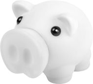 Säästöpossu Donax piggy bank, valkoinen liikelahja logopainatuksella