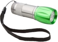 Taskulamppu Lumosh flashlight, vihreä liikelahja logopainatuksella
