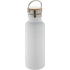 Termospullo Manaslu Subo vacuum flask, valkoinen, hopea liikelahja logopainatuksella