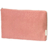 Tietokonepussi Drift cotton laptop pouch, punainen liikelahja logopainatuksella