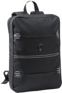 Tietokonereppu Bradd backpack, musta liikelahja logopainatuksella