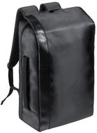 Tietokonereppu Sleiter document backpack, musta liikelahja logopainatuksella
