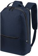 Tietokoneselkäreppu Elanis RPET backpack, tummansininen liikelahja logopainatuksella
