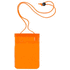 Tiivis pussi Arsax waterproof mobile case, oranssi liikelahja logopainatuksella