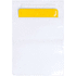 Tiivis pussi Kirot waterproof tablet case, keltainen, läpinäkyvä liikelahja logopainatuksella