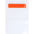 Tiivis pussi Kirot waterproof tablet case, oranssi, läpinäkyvä liikelahja logopainatuksella