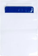 Tiivis pussi Kirot waterproof tablet case, sininen, läpinäkyvä liikelahja logopainatuksella