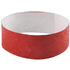 Tunnistusranneke Events wristband, punainen liikelahja logopainatuksella