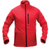 Tuulitakki Molter softshell jacket, musta, punainen liikelahja logopainatuksella