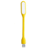 USB-lamppu Anker USB lamp, valkoinen, keltainen liikelahja logopainatuksella