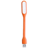 USB-lamppu Anker USB lamp, valkoinen, oranssi liikelahja logopainatuksella