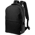 USB-tietokonekassi Konor RPET backpack, musta liikelahja logopainatuksella