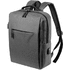 USB-tietokonekassi Prikan backpack, harmaa-tuhka liikelahja logopainatuksella