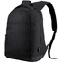 USB-tietokonekassi Vectom anti-theft backpack, musta liikelahja logopainatuksella