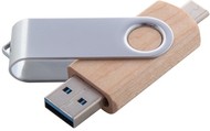 USB-tikku, luonnollinen liikelahja logopainatuksella