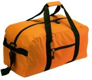 Urheilukassi Drako sports bag, oranssi liikelahja logopainatuksella