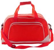 Urheilukassi Novo sports bag, punainen liikelahja logopainatuksella