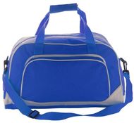 Urheilukassi Novo sports bag, sininen liikelahja logopainatuksella