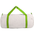 Urheilukassi Simaro sports bag, luonnollinen, kalkinvihreä liikelahja logopainatuksella