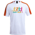 Urheilupaita Tecnic Dinamic Comby sport T-shirt, valkoinen, oranssi lisäkuva 1