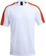 Urheilupaita Tecnic Dinamic Comby sport T-shirt, valkoinen, oranssi liikelahja logopainatuksella