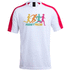 Urheilupaita Tecnic Dinamic Comby sport T-shirt, valkoinen, punainen lisäkuva 1