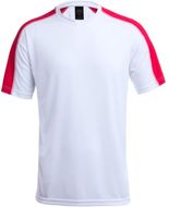 Urheilupaita Tecnic Dinamic Comby sport T-shirt, valkoinen, punainen liikelahja logopainatuksella