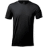 Urheilupaita Tecnic Layom sport T-shirt, musta liikelahja logopainatuksella