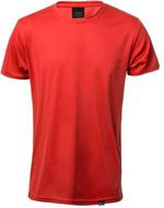 Urheilupaita Tecnic Markus RPET sport T-shirt, punainen liikelahja logopainatuksella