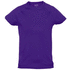Urheilupaita Tecnic Plus K kids sport T-shirt, violetti liikelahja logopainatuksella