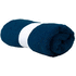Urheilupyyhe Kefan towel, tummansininen liikelahja logopainatuksella