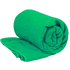 Urheilupyyhe Risel RPET towel, vihreä liikelahja logopainatuksella