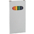 Värikynä Garten 6 pc pencil set, valkoinen liikelahja logopainatuksella