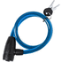 Varkaudenestolaiteet Triyo bicycle lock, sininen, musta liikelahja logopainatuksella