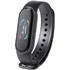 Verkkoyhteydessä oleva ranneke Selkos smart watch, musta liikelahja logopainatuksella