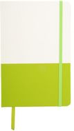 Vihko Duonote notebook, valkoinen, vihreä liikelahja logopainatuksella