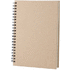 Vihko Gulliver notebook, beige liikelahja logopainatuksella