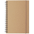 Vihko Zubar notebook, musta liikelahja logopainatuksella