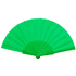 Viuhka Pumik RPET hand fan, vihreä liikelahja logopainatuksella