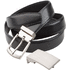 Vyö Twice belt set, musta liikelahja omalla logolla tai painatuksella