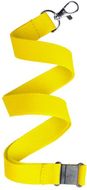 Vyöhihna Kappin lanyard, keltainen liikelahja logopainatuksella