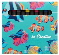Värikynä Craxon 12 custom 12 pc crayon set, monivärinen liikelahja logopainatuksella