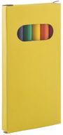 Värikynä Garten 6 pc pencil set, keltainen liikelahja logopainatuksella