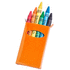 Värikynä Tune 6 pc crayon set, oranssi lisäkuva 1